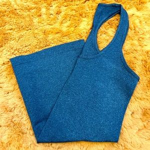 Lululemon cool racerback tank. Dark blue heathered. Sz 6.